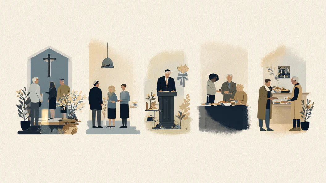 Protestant Funeral Traditions: Wake, Service, and Reception