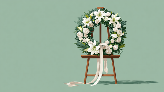 what is a funeral wreath