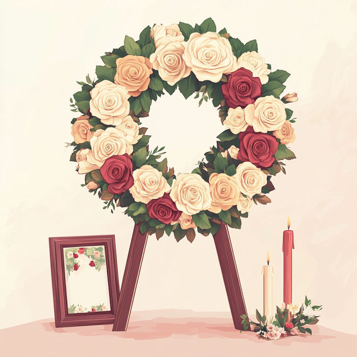 ROSES FOR FUNERAL
